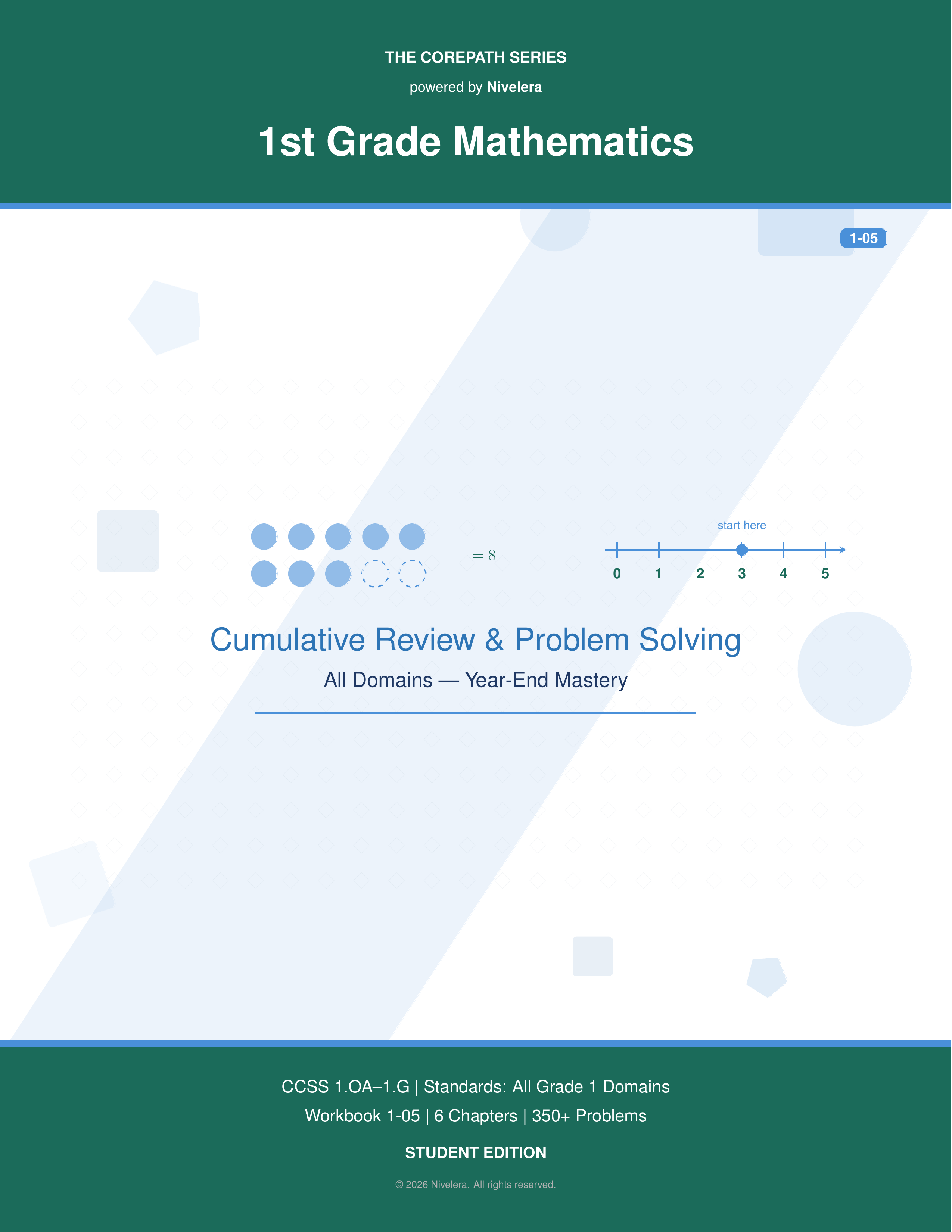 CorePath Math: 1st Grade — Cumulative Review & Problem Solving